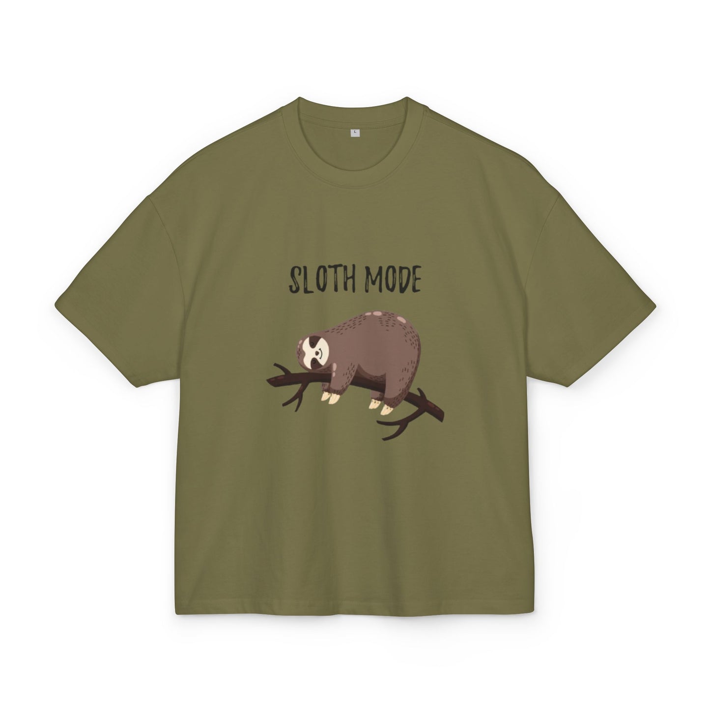 Sloth Mode  Heavy Cotton Tee, Relaxed Fit T-Shirt, Funny Animal Tee, Gift for Sloth Lovers, Humor T-Shirt, Casual Everyday Wear