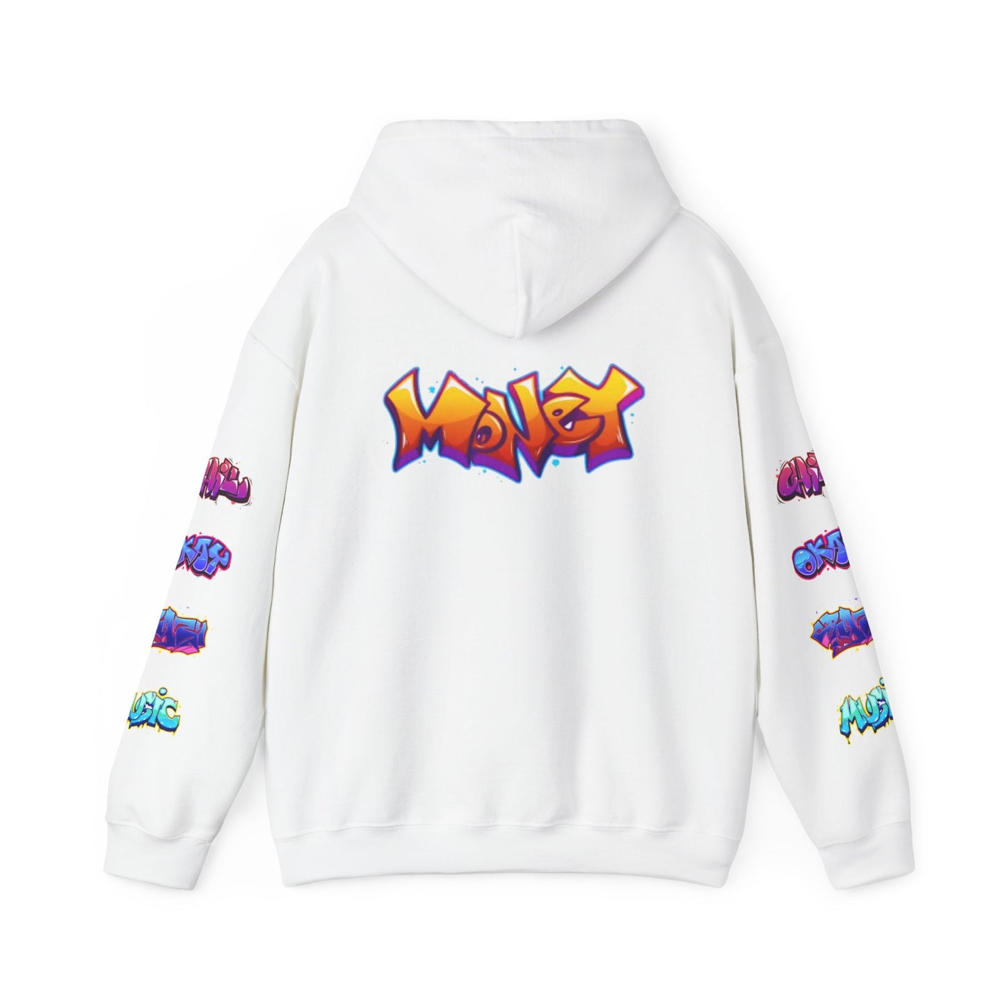 Graffiti Art  Hoodie - Cozy Streetwear, Unique Gift for Art Lovers, Perfect for Festivals, Casual Wear, Cool Graphic Sweatshirt