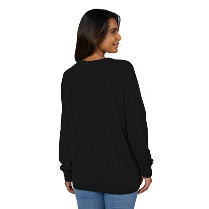 French Terry Raglan Crewneck Sweatshirt, Cozy Casual Wear, Perfect for Lounging, Gift for Him and Her, Everyday Comfort