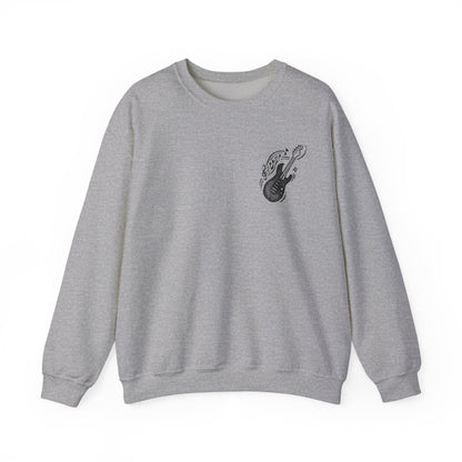 Musical Vibe Crewneck Sweatshirt, Perfect for Music Lovers, Gift, Cozy Style for Concerts, Casual Wear, Thoughtful Present