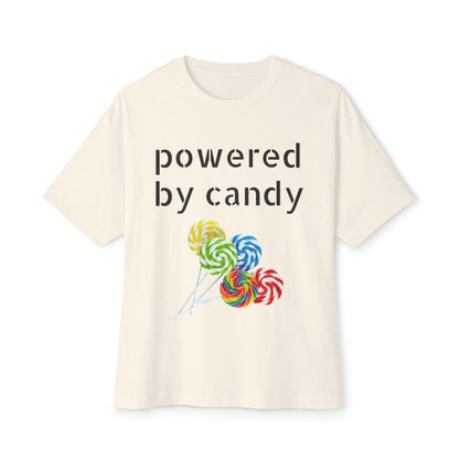 Candy-Themed  Oversized Boxy Tee, Sweet Treat Shirt, Fun Summer Tee, Trendy Casual Wear, Gift for Candy Lovers, Party Shirt, [...]