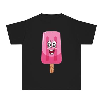 Youth Pop Art Ice Cream Tee, Fun Summer Tee, Kids Graphic T-Shirt, Cute Gift for Kids, Ice Cream Lovers Apparel