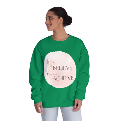 Inspirational Crewneck Sweatshirt, Motivational Wear, Gift for Her, Cozy Fashion, Positive Quote Apparel, Everyday Comfort