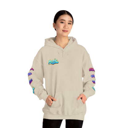 Graffiti Art  Hoodie - Cozy Streetwear, Unique Gift for Art Lovers, Perfect for Festivals, Casual Wear, Cool Graphic Sweatshirt
