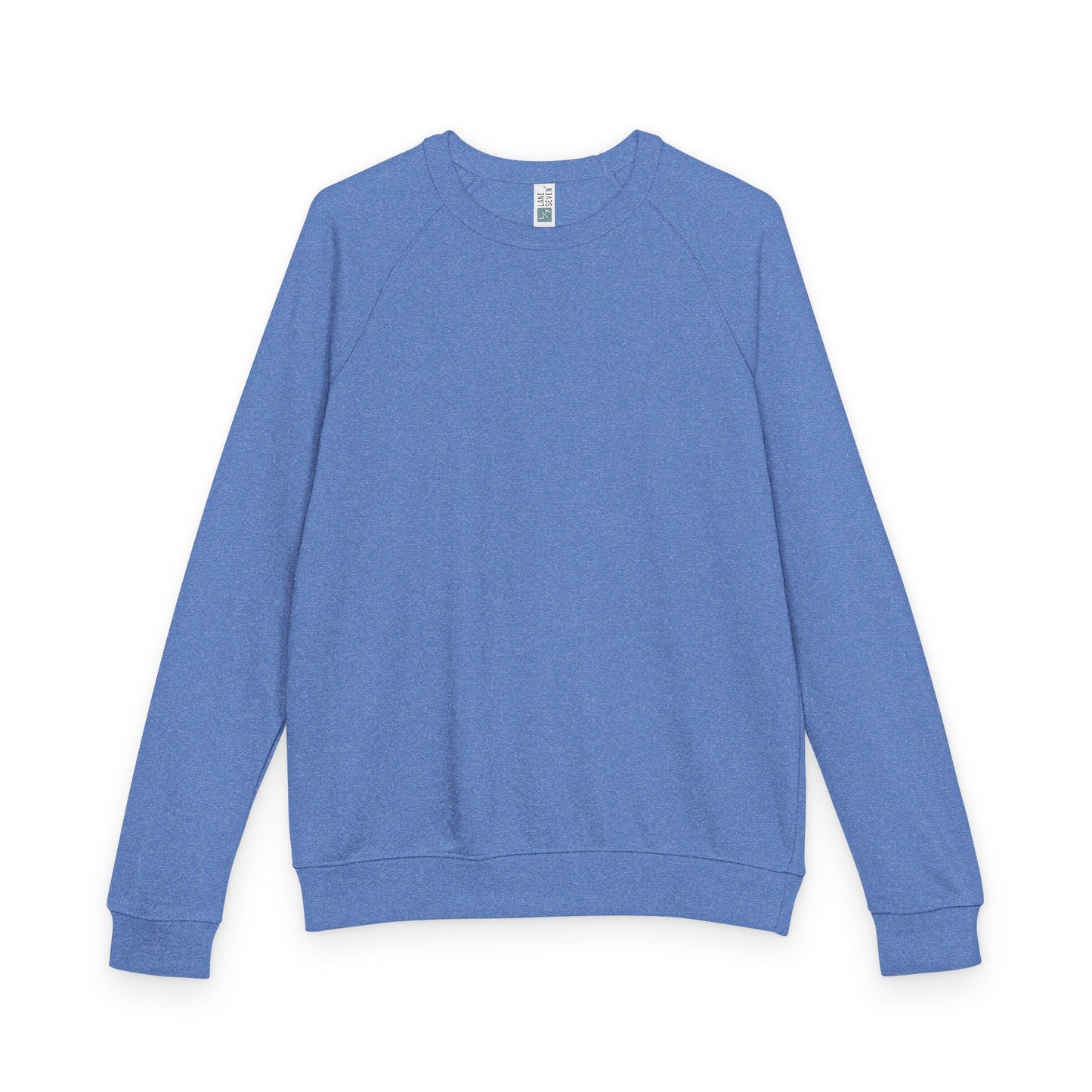 French Terry Raglan Crewneck Sweatshirt, Cozy Casual Wear, Perfect for Lounging, Gift for Him and Her, Everyday Comfort