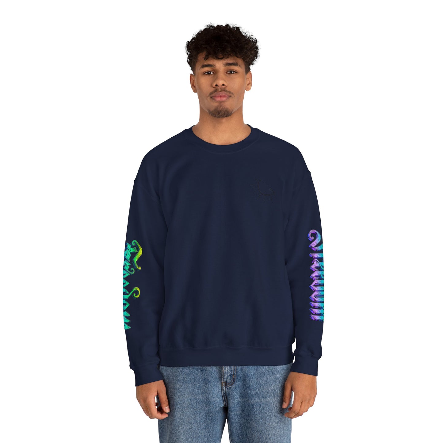 Sunshine & Swirls Crewneck Sweatshirt, Cozy Winter Wear, Casual Fashion Graphic Sweatshirt, Perfect Gift for Friends & Family, [...]