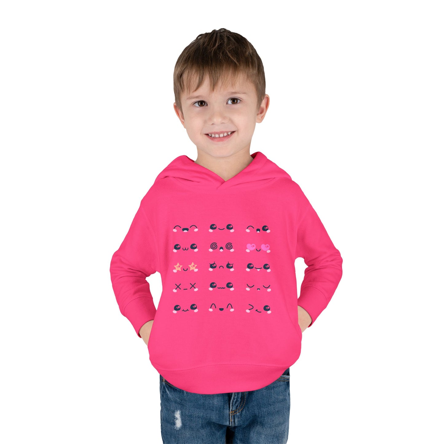 Cute Toddler Fleece Hoodie with Fun Facial Expressions, Perfect Gift for Kids, Cozy Pullover for Playdates, Everyday Wear, Holiday [...]