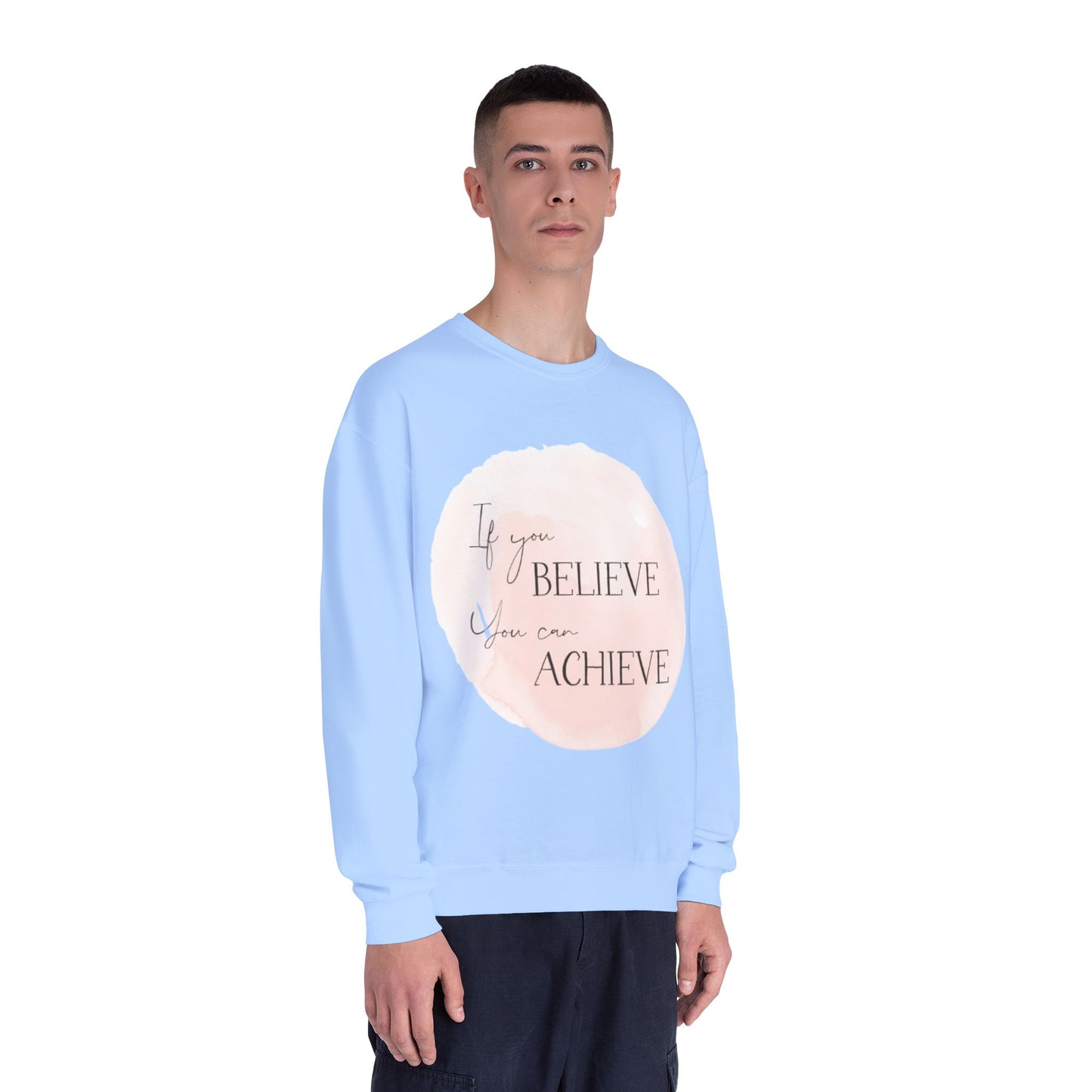 Inspirational Crewneck Sweatshirt, Motivational Wear, Gift for Her, Cozy Fashion, Positive Quote Apparel, Everyday Comfort