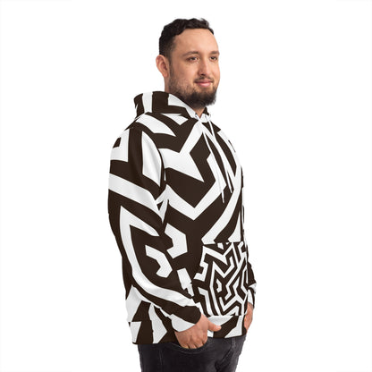 Geometric Hoodie | Trendy Streetwear, Unique Fashion Layer, Cozy Gift for Her,Pullover, Stylish Wardrobe Essential