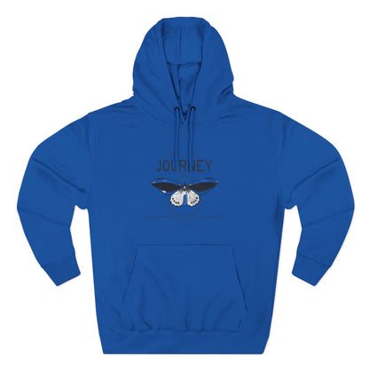 Journey Fleece Hoodie - Cozy White Pullover for Adventurers