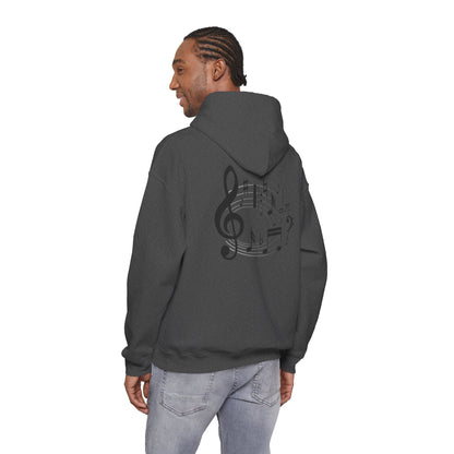 Music Lovers  Hooded Sweatshirt – 'Without Music, Life Would Be a Mistake'