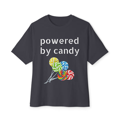 Candy-Themed  Oversized Boxy Tee, Sweet Treat Shirt, Fun Summer Tee, Trendy Casual Wear, Gift for Candy Lovers, Party Shirt, [...]