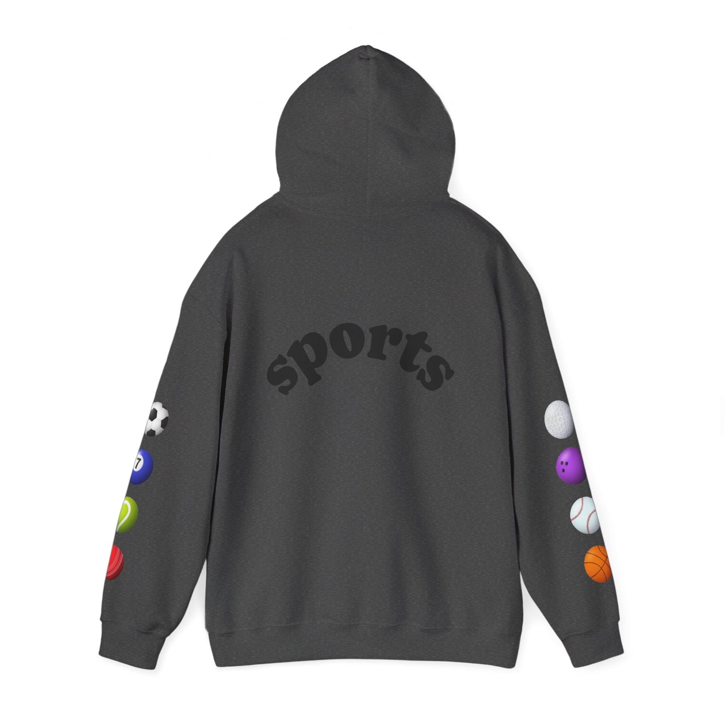Sports-Themed Hoodie, Perfect for Athletes, Gifts for Sports Lovers, Cozy Sweatshirt for Game Days, Casual Wear