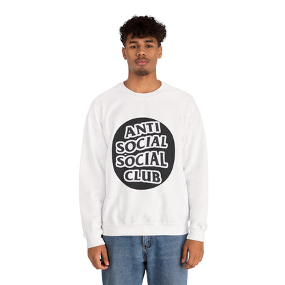 Crewneck Sweatshirt - Anti Social Club Edition, Cozy Sweatshirt, Streetwear Fashion, Gift for Introverts, Lounge Wear, Casual Outfit