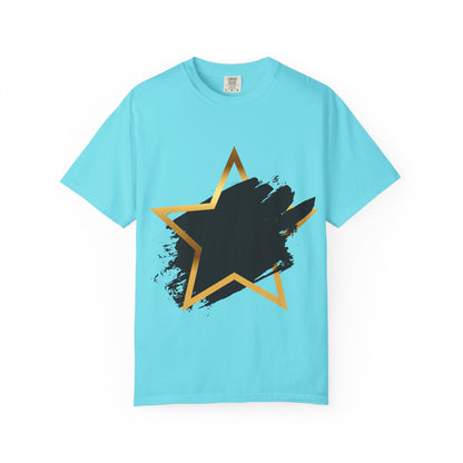 Stylish Star Graphic T-shirt - Casual Wear, Gift for Friends, Summer Fashion, Stylish Outfit, Everyday Casual