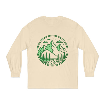 Nature-Inspired Long Sleeve T-Shirt