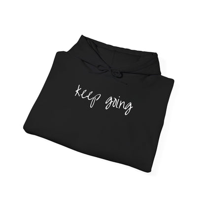 keep going design Heavy Blend™ Hooded Sweatshirt