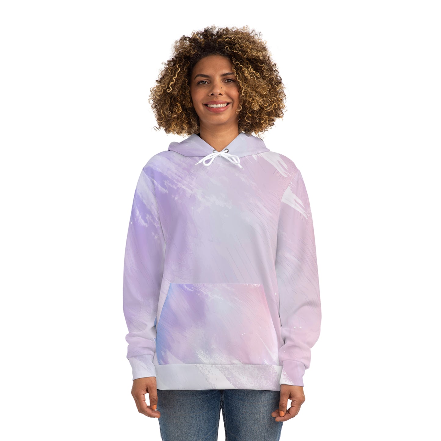 Pastel Abstract Fashion Hoodie, Cozy Sweatshirt for Teens, Stylish Gift for Her, Summer Layering, Trendy Casualwear