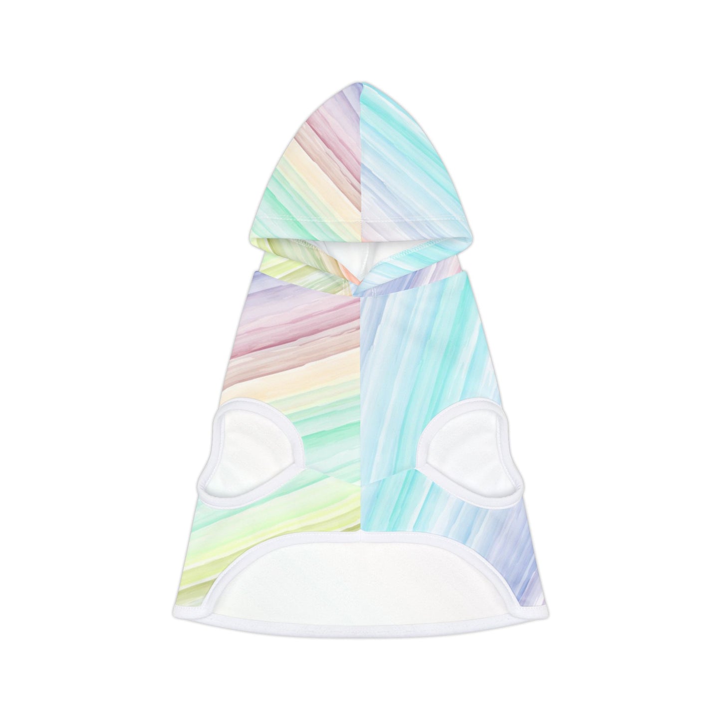 Rainbow Pastel Pet Hoodie - Cozy Dog Sweater for Stylish Pets, Cute Pet Outfit, Gift for Dog Lovers, Pet Apparel for All Seasons, [...]