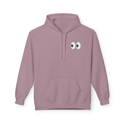 Playful Eyes Fleece Hoodie - Fun Sweatshirt for Unique Style,  Cozy Wear, Perfect Gift for All Occasions, Casual Outfits, Daily [...]