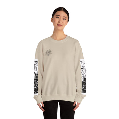 Floral Print Crewneck Sweatshirt, Cozy Sweatshirt, Casual Wear, Perfect Gift, Spring Fashion, Everyday Comfort