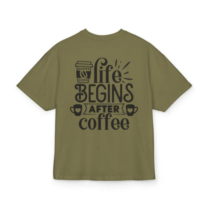 Life Begins After Coffee Box Tee,  Graphic T-Shirt, Casual Coffee Lover Apparel, Gift for Coffee Enthusiasts, Comfortable [...]