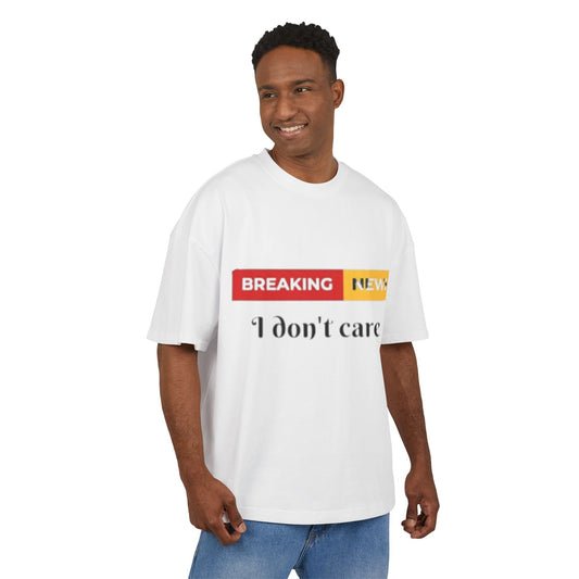 Breaking News Box Tee - Casual Humor Shirt, Gift for Friends, Mood Lifting Fashion, Funny Graphic Tee, Embroidered Statement Top