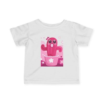 Cute Cactus Infant Tee, Baby Shower Gift, Toddler Summer Shirt, Kids Apparel, Birthday Gift for Boys and Girls, Playful Toddler Outfit