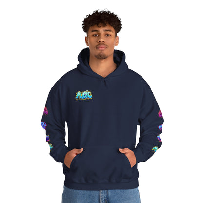 Graffiti Art  Hoodie - Cozy Streetwear, Unique Gift for Art Lovers, Perfect for Festivals, Casual Wear, Cool Graphic Sweatshirt