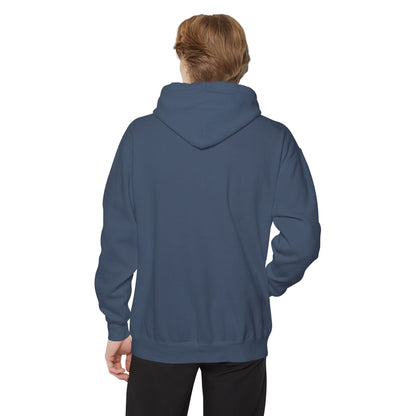 Sporty  Garment-Dyed Hoodie - Casual Comfort for Sports Lovers,  Apparel, Activewear, Gift for Athletes, Cozy Loungewear