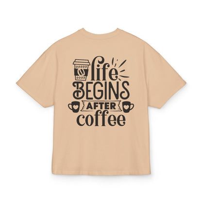 Life Begins After Coffee Box Tee,  Graphic T-Shirt, Casual Coffee Lover Apparel, Gift for Coffee Enthusiasts, Comfortable [...]