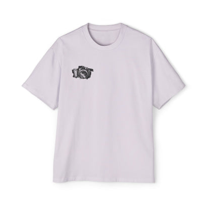 Floral Camera Oversized Tee, Photography Lover Shirt, Casual Graphic T-Shirt, Gift for Creatives, Trendy Streetwear