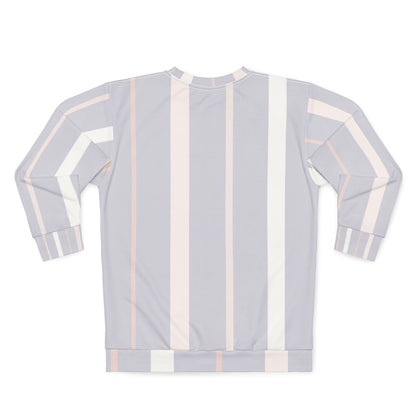 Chic Striped  Sweatshirt, Cozy Fashion, Casual Wear, Gift for Her/Him, Everyday Comfort, Trendy Layering Piece