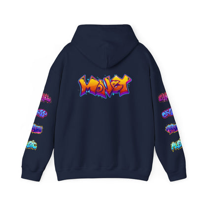 Graffiti Art  Hoodie - Cozy Streetwear, Unique Gift for Art Lovers, Perfect for Festivals, Casual Wear, Cool Graphic Sweatshirt
