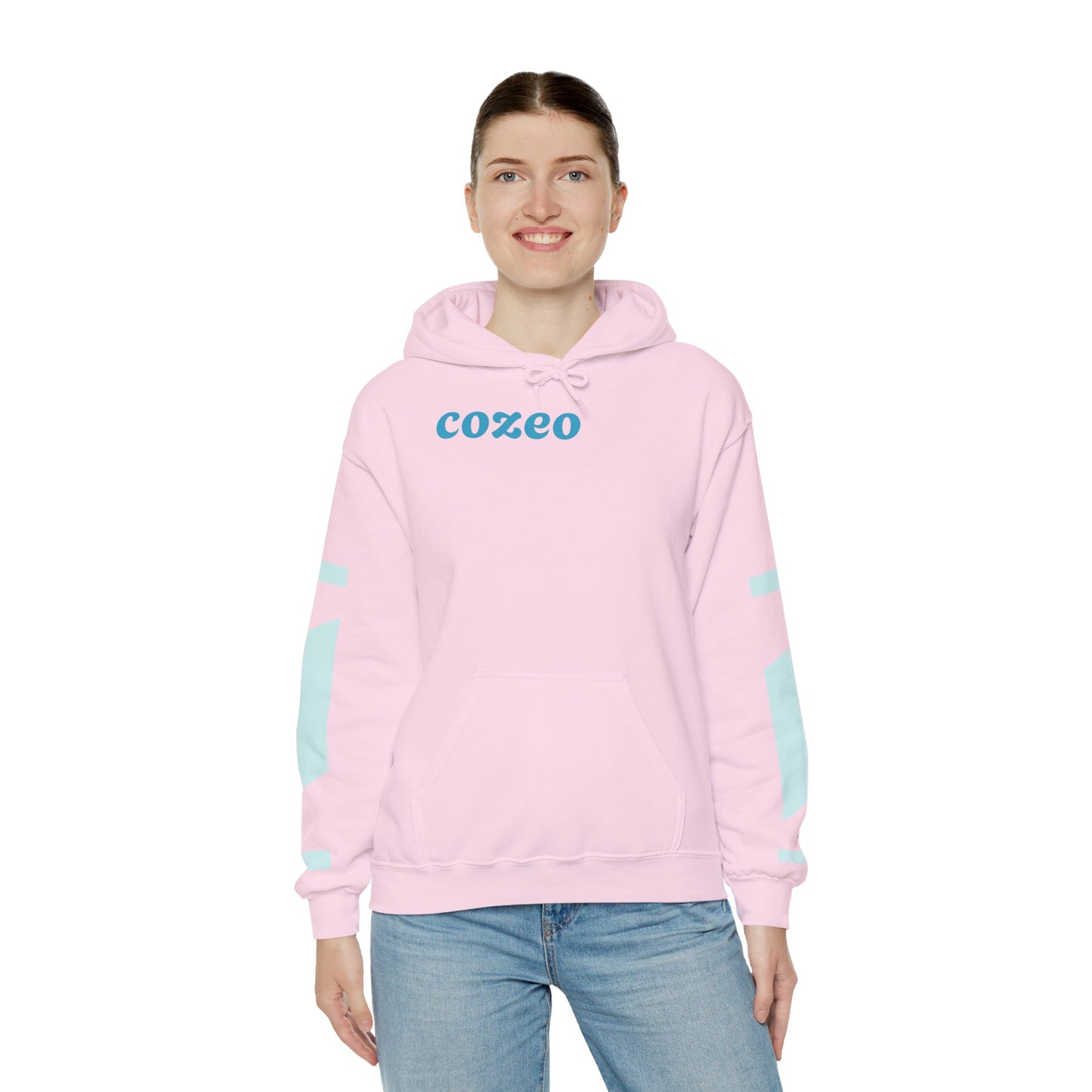 Cozy Bear Graphic Hoodie Heavy Blend Sweatshirt, Cute Bear Hoodie, Casual Wear, Fall Fashion, Gift for Teens