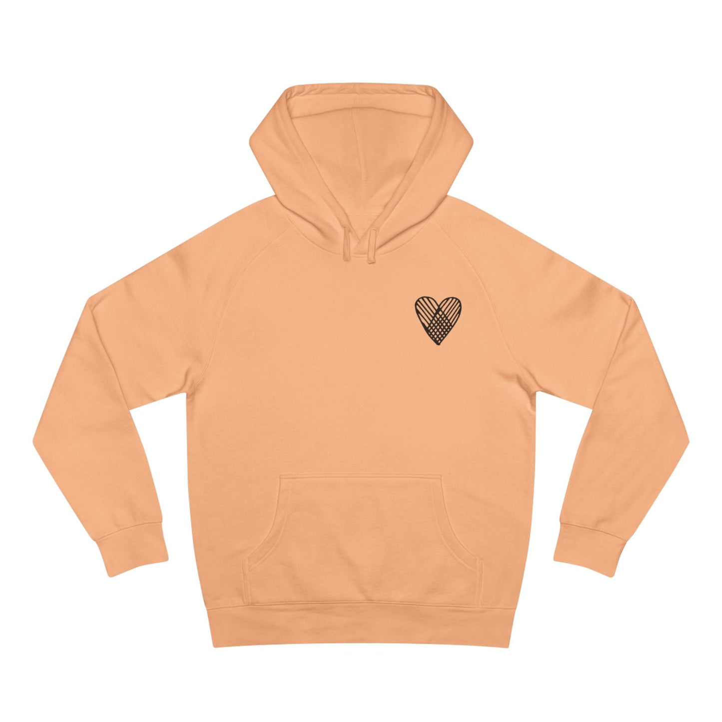 Heart Pattern  Hoodie