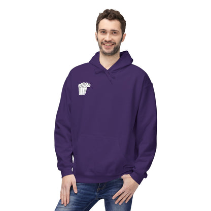 Cozy Movie Night Hoodie, Softstyle Fleece Sweatshirt, Perfect for Film Buffs, Gift Idea for Movie Lovers, Casual Wear for Home & Cinema