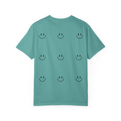 Smiley Face  T-Shirt, Fun Graphic Tee, Casual Wear, Gift for Friends, Positive Vibes Shirt, Happy Birthday Gift, Summer Essentials