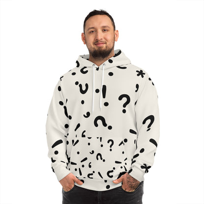 Playful Patterned Hoodie, Trendy Sweatshirt, Gift for Teens, Casual Wear, Unique Statement Piece