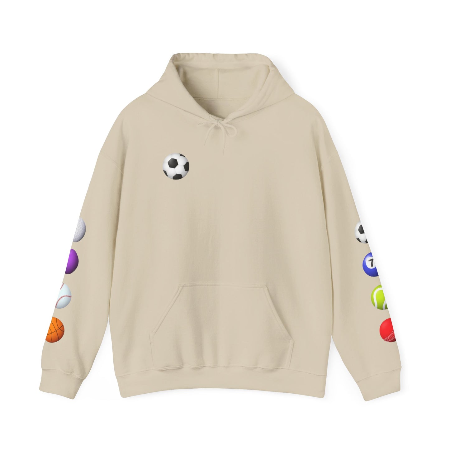 Sports-Themed Hoodie, Perfect for Athletes, Gifts for Sports Lovers, Cozy Sweatshirt for Game Days, Casual Wear