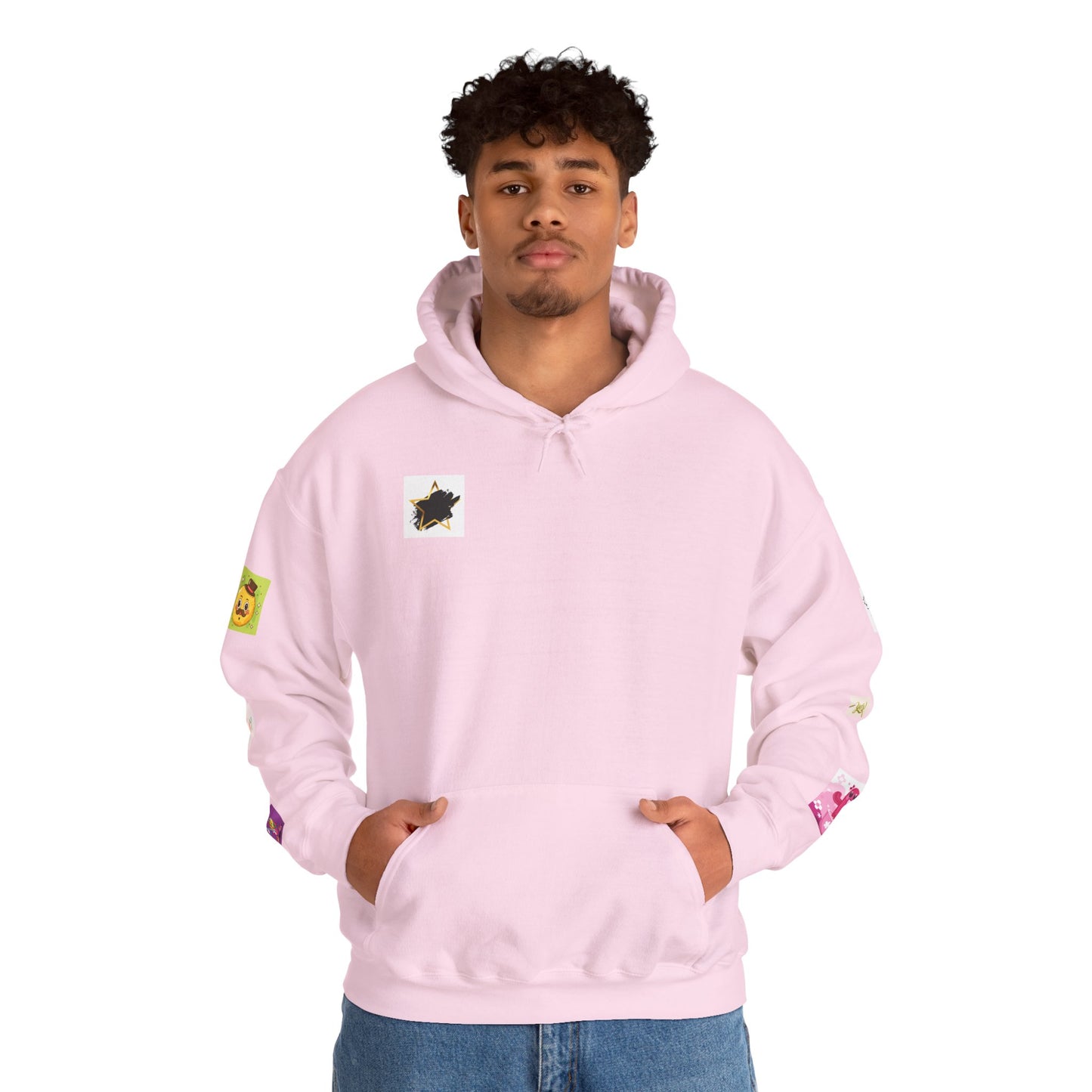 Colorful Graphic Hoodie, Fun Streetwear Sweatshirt,  Fashion, Casual Wear, Unique Gift, Trendy Apparel