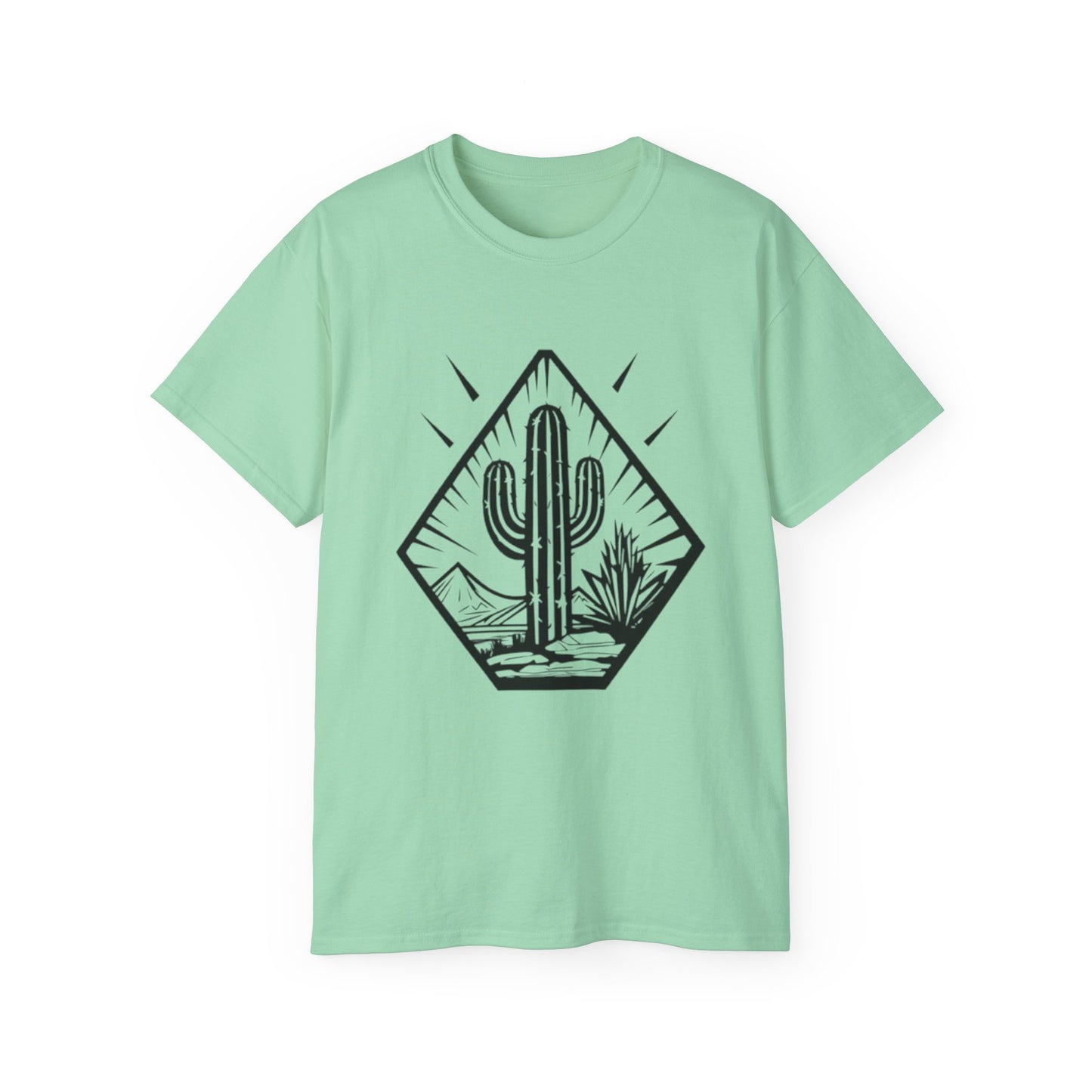Desert Cactus Tee, Travel Shirt, Nature Lover Gift, Summer Apparel, Outdoorsy Style, Graphic T-shirt