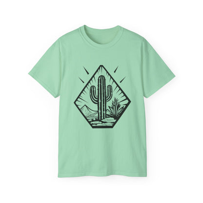 Desert Cactus Tee, Travel Shirt, Nature Lover Gift, Summer Apparel, Outdoorsy Style, Graphic T-shirt