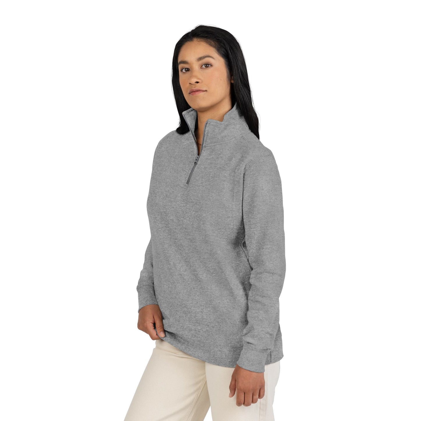 Cozy  Fleece Pullover shirt with Custom Embroidery - Perfect Gift for Holidays, Casual Wear, Athletes, Layering, and Everyday Comfort