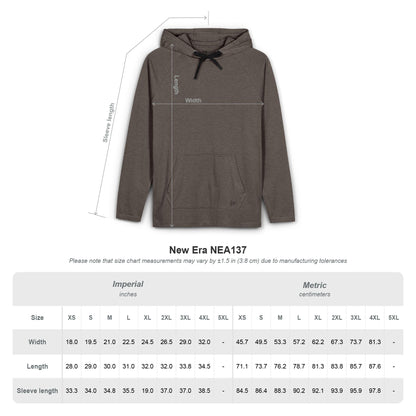 Black Tri-Blend Hoodie — Lightweight Everyday Pullover