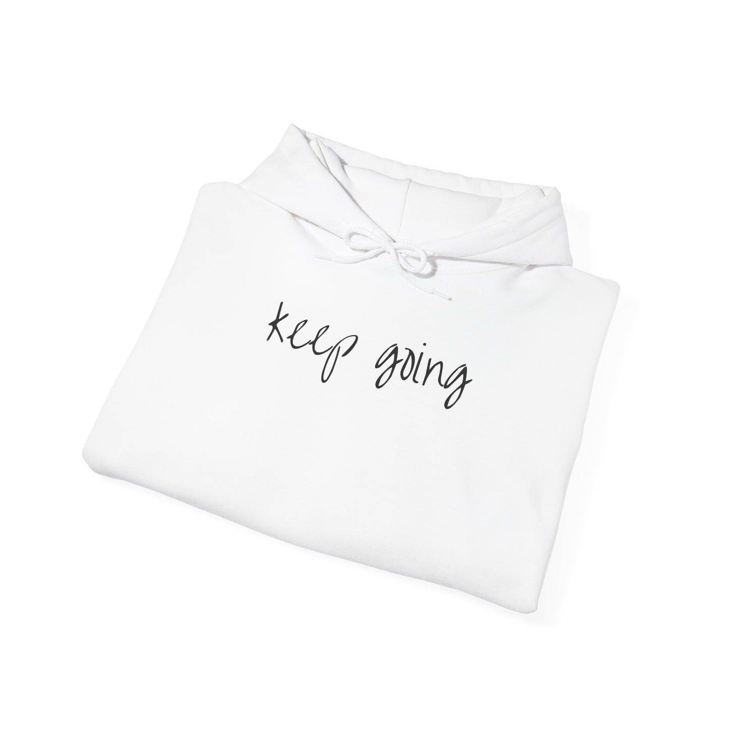 keep going design Heavy Blend™ Hooded Sweatshirt