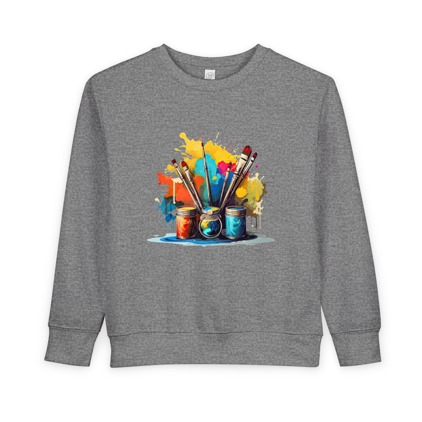 Creative Little Artist Toddler Sweatshirt, Kids Art Sweatshirt, Colorful Kids Sweater, Toddler Gift, Birthday Present, Painting Lover
