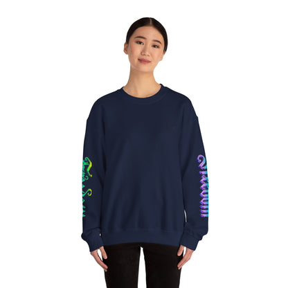 Sunshine & Swirls Crewneck Sweatshirt, Cozy Winter Wear, Casual Fashion Graphic Sweatshirt, Perfect Gift for Friends & Family, [...]