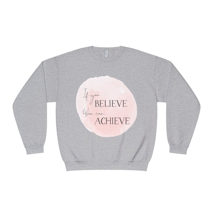Inspirational Crewneck Sweatshirt, Motivational Wear, Gift for Her, Cozy Fashion, Positive Quote Apparel, Everyday Comfort