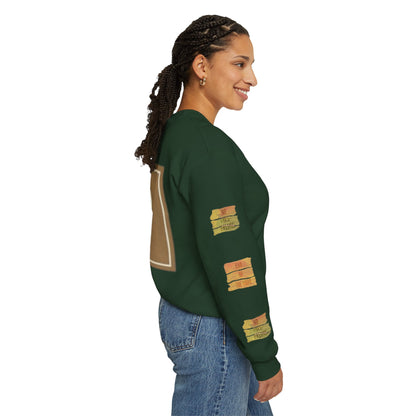 Rustic Wood Signs Sweatshirt, Cozy Gift for DIY Lovers, Home Decor Apparel, Fall Fashion